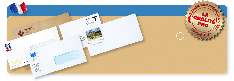 Impression Enveloppes personnalisées en ligne